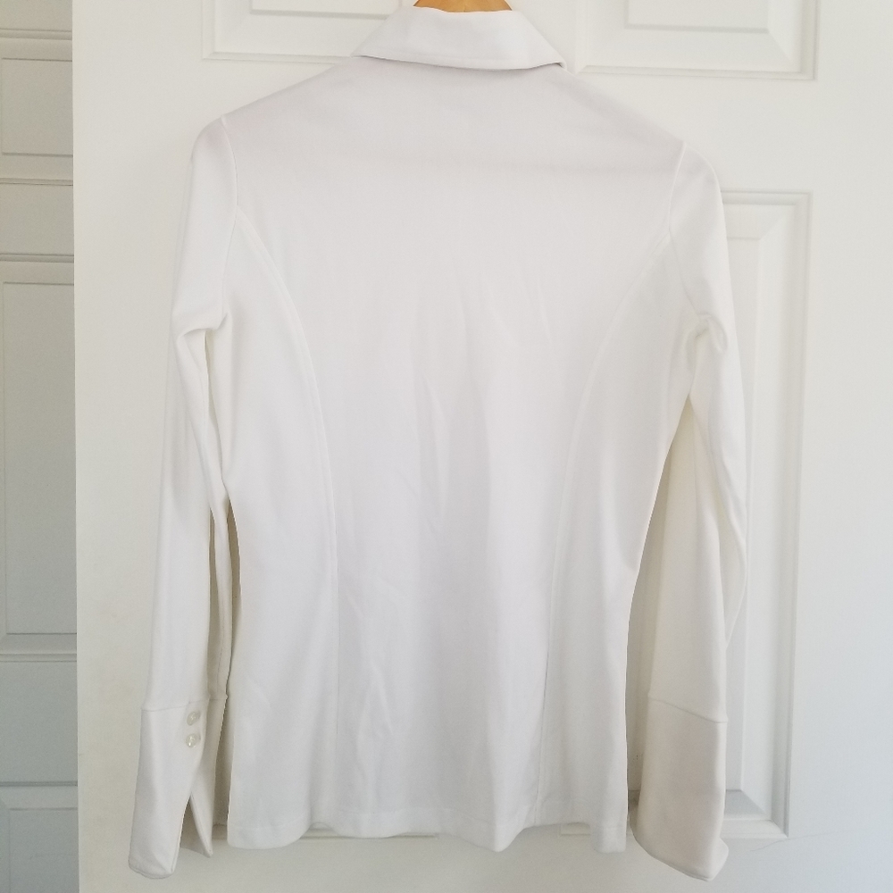 Retro White Collared Shirt - Picture 3 of 12